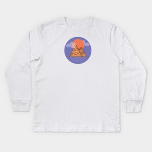 Eye Pyramids Kids Long Sleeve T-Shirt